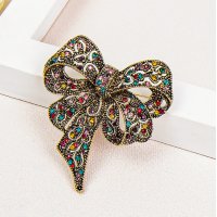 XSB241 - Retro Bow Saree Brooch
